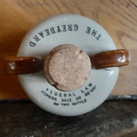 Vintage Stoneware Ceramic Jug 1940's The GreyBeard  Scotland Whisky - Picture 4 of 5